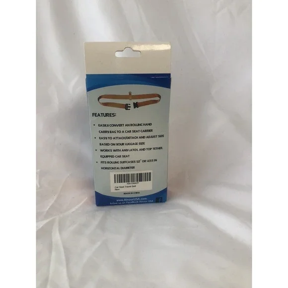 Kids Car Seat Travel Belt Luggage Strap Portable Child Safety - Picture 2 of 2